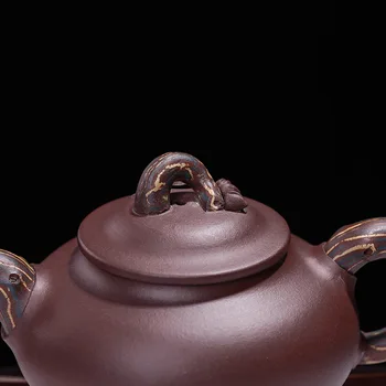 Yixing Vijolično Pesek Pot Debelo Spodbujanje Raw Vijolično Blato Xiaopan Pot Teaware Bistvene Kungfu Čaj Slovesnosti