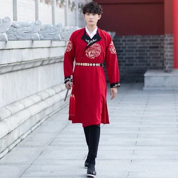 Novi moški ženske hanfu kostum cosplay oblačila moški starodavni Kitajski haljo Ming dinastija obleko TV Film Stopnji Uspešnosti Obleko