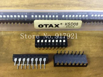 [ZOB] Uvoz OTAX KSD08 8 stikalo za izbiranje igrišču 2.54 MM ravno izbiranje stikalo preklopno stikalo, prvotno --50pcs/veliko