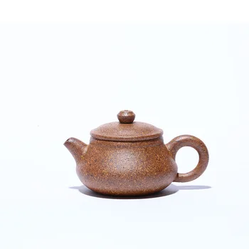 Glina čajnik master čisto ročno surove rude visoko temperaturo oddelek gline pan čajnik 120cc čajnik darilni embalaži darilni embalaži