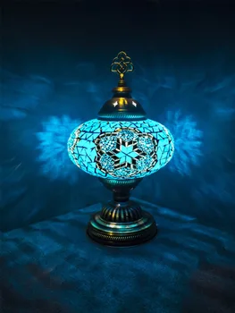 Eziva Domov, 1 Kos, Ročno Kovine, Steklo, E12 Vtičnica Plug Modra Dekorativne Talne Lestenec Viseče Luči, Posteljne Lučka