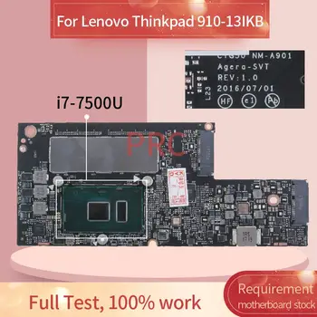 5B20M35075 Za Lenovo Thinkpad 910-13IKB i7-7500U Zvezek Mainboard NM-A901 SR2ZV z 8GB RAM Prenosni računalnik z matično ploščo