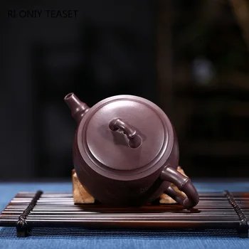 180 ml Kitajski Yixing Vijolično Gline Čajnik Surove Rude Zhu Blato Ročno Čaj Pot Domov Zisha Filter grelnik vode Meri, Čaj, Set Pribor