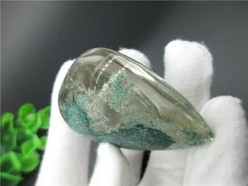 78g Redkih Resnično Jasno, Naravno Zeleno Duha Mineralnih Vrt Quartz Crystal Chorite-Kristali Rutilated Kamni Reiki Lase Crystal