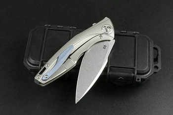 Folding nož D2 jekla lifesaving nož zunanji žep za kampiranje, lov boj nož gospodinjski sadje nož EOS utility tool