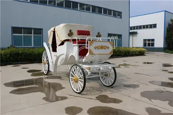 Prinss Pepelka Pumpkin Konj Voziček Avto Luksuz Konj Sedlo Royal Zlati Prevoz Poroko Stil Vozički Za Prodajo